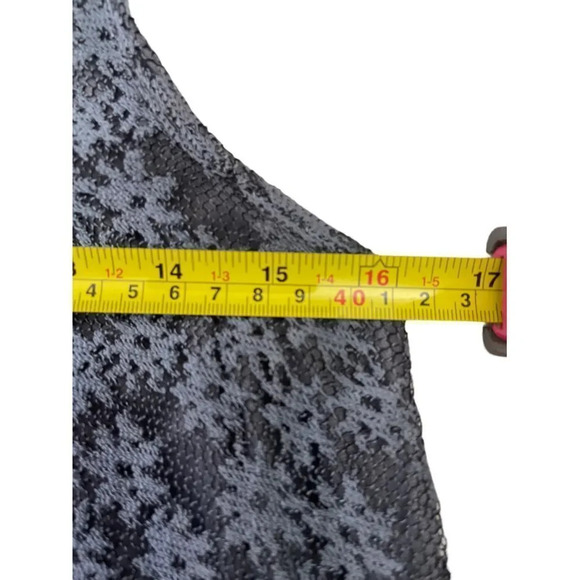 A'reve Anthropologie Dress Blue and Gray w/under skirt Multiple Sizes EUC - Picture 10 of 11